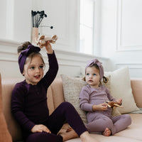 Organic Cotton Modal Headband - Periwinkle Childrens Headband from Jamie Kay Australia