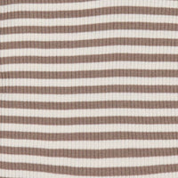 Organic Cotton Modal Long Sleeve Top - Narrow Stripe Tweed/Cloud Childrens Top from Jamie Kay Australia