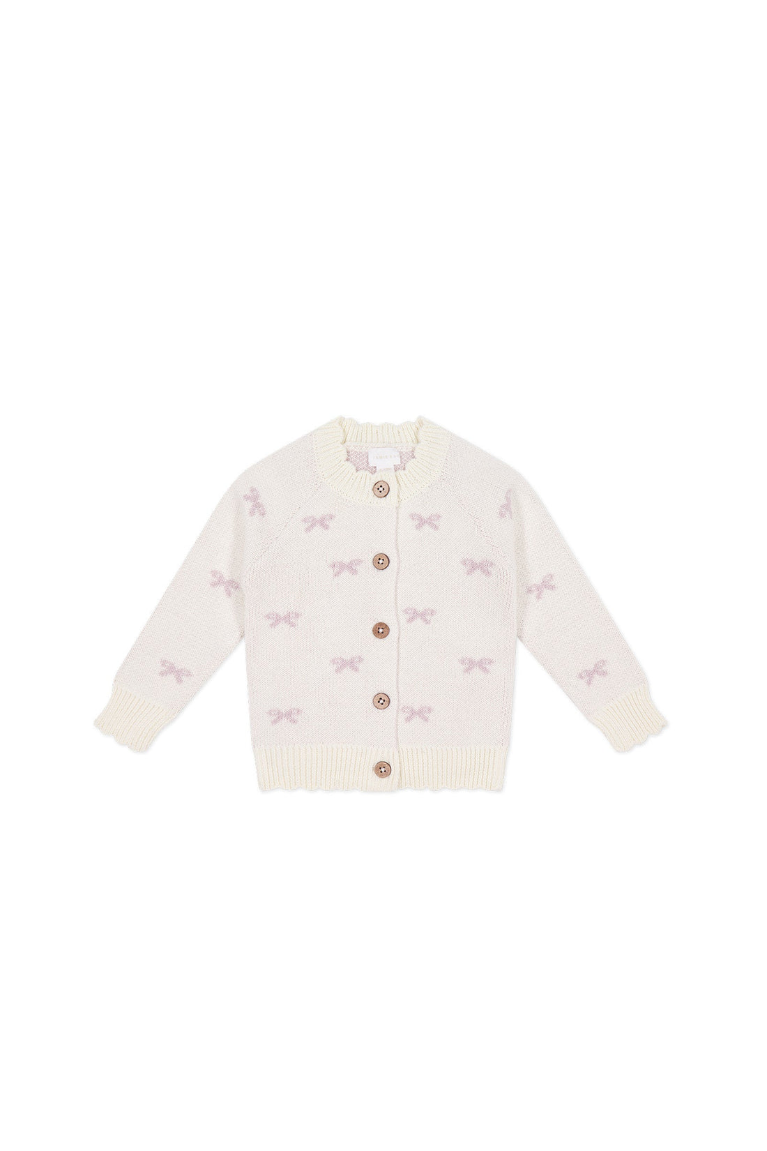 Daisy Cardigan - Ballet Bow Egret Childrens Cardigan from Jamie Kay Australia