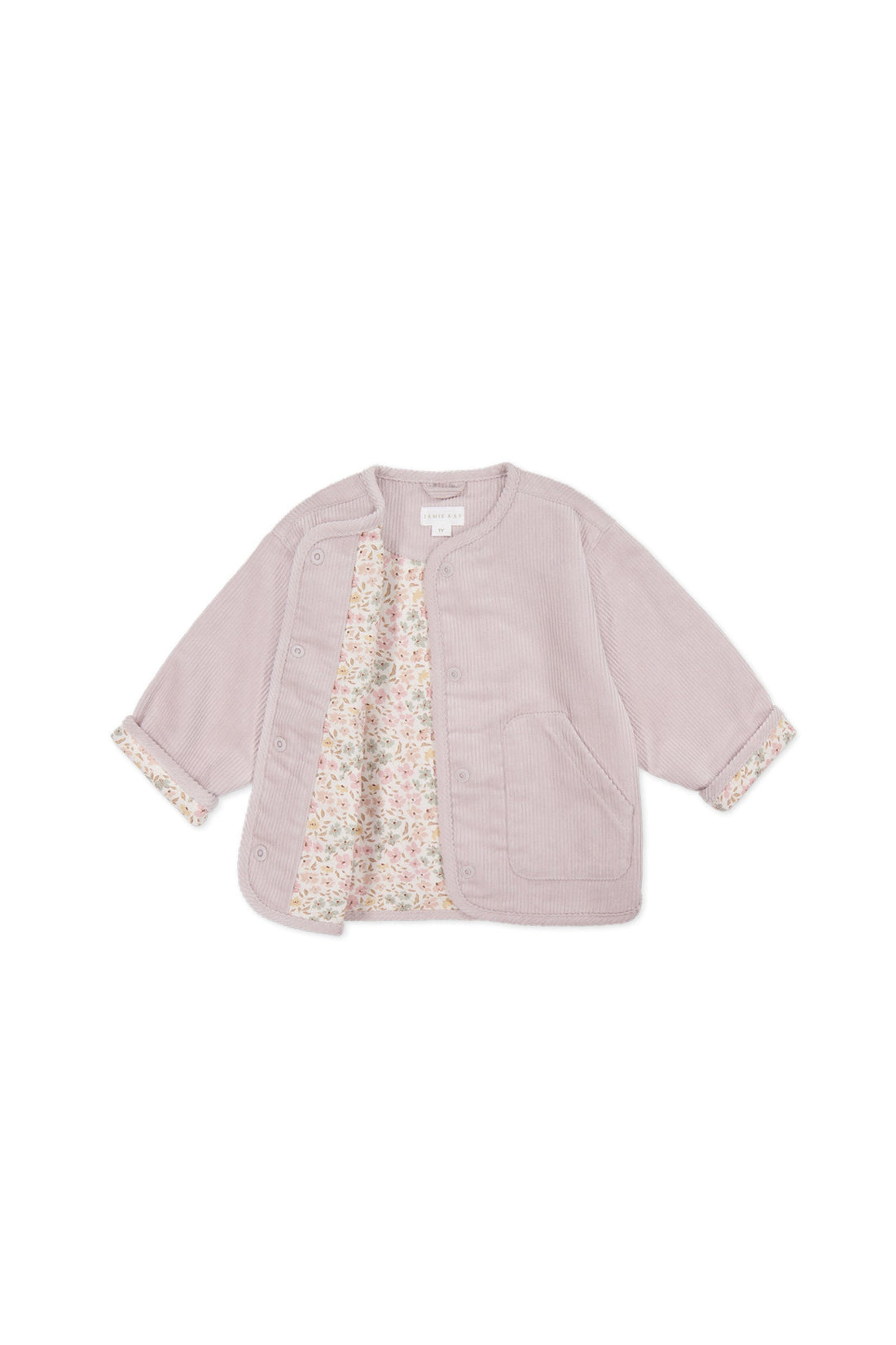 Esther Corduroy Jacket - Violet Tint/Fifi Violet Childrens Jacket from Jamie Kay Australia