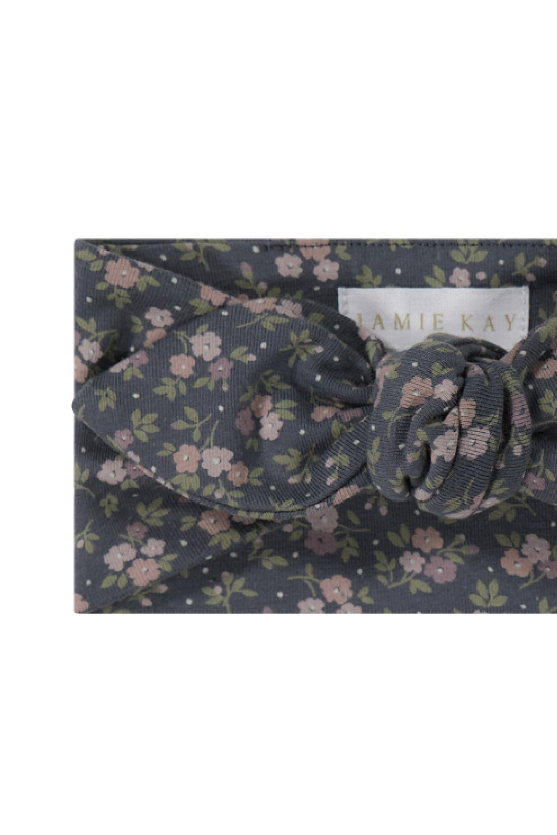 Organic Cotton Headband - Rosalie Floral Lava Childrens Headband from Jamie Kay Australia