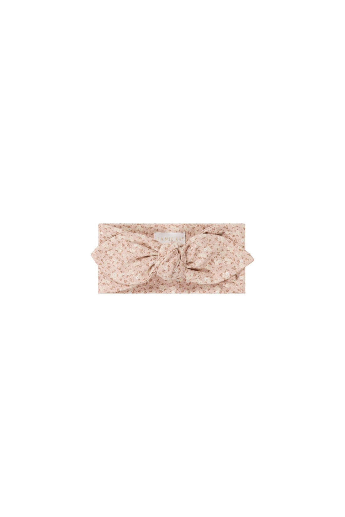 Organic Cotton Headband - Rosalie Field Rose Dust Childrens Headband from Jamie Kay Australia