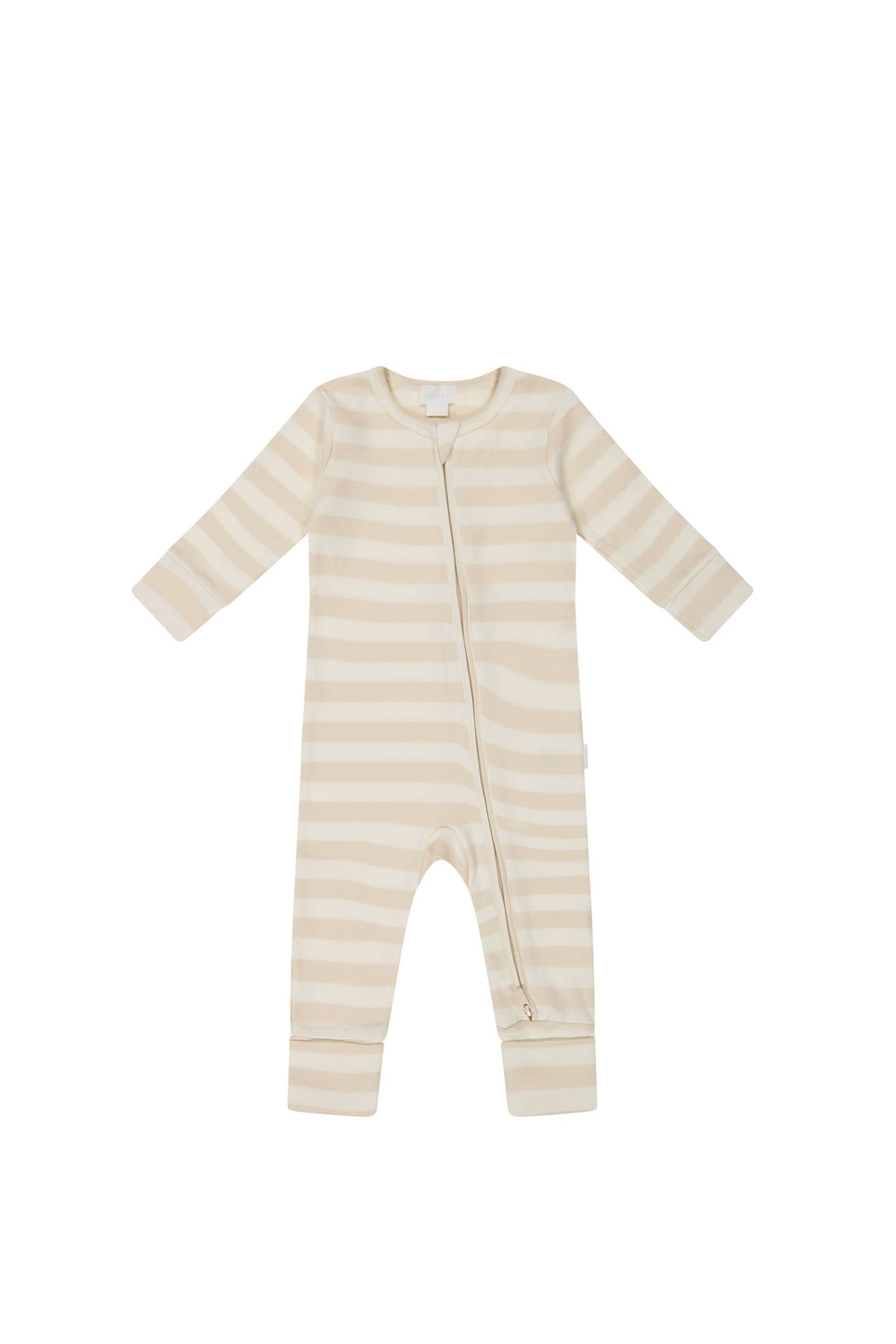 Pima Cotton Frankie Zip Onepiece - Weekday Stripe Childrens Onepiece from Jamie Kay Australia