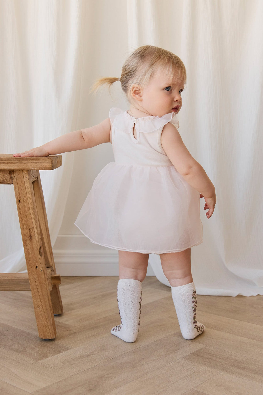 Jolie Playsuit - Blushed Rose Childrens Playsuit from Jamie Kay Australia