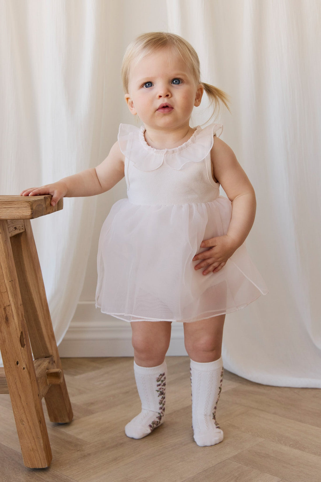 Jolie Playsuit - Blushed Rose Childrens Playsuit from Jamie Kay Australia