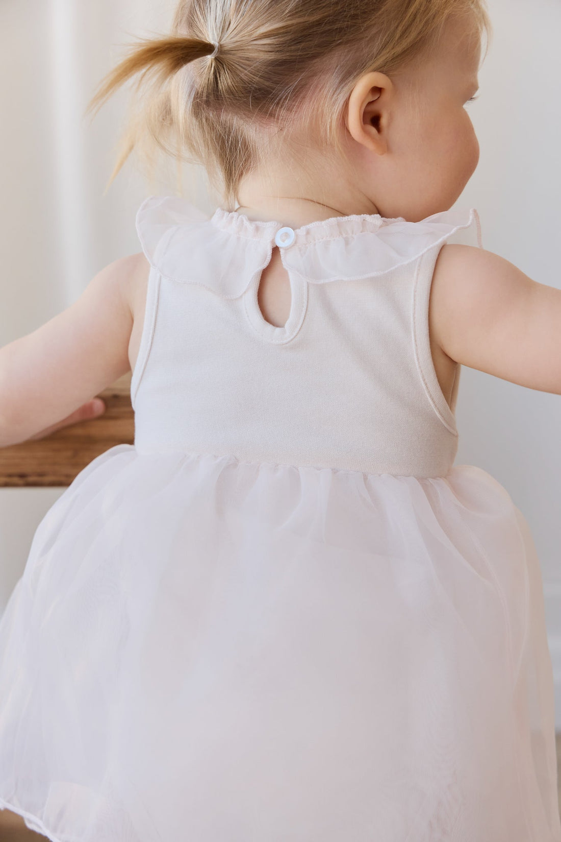 Jolie Playsuit - Blushed Rose Childrens Playsuit from Jamie Kay Australia