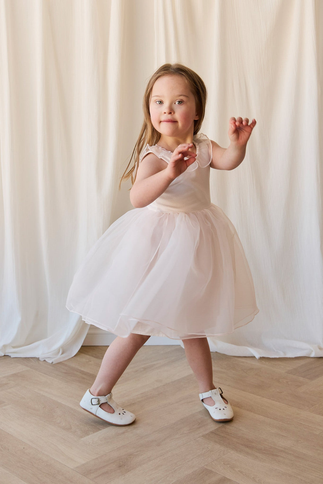 Adalyn Dress - Blushed Rose Childrens Dress from Jamie Kay Australia