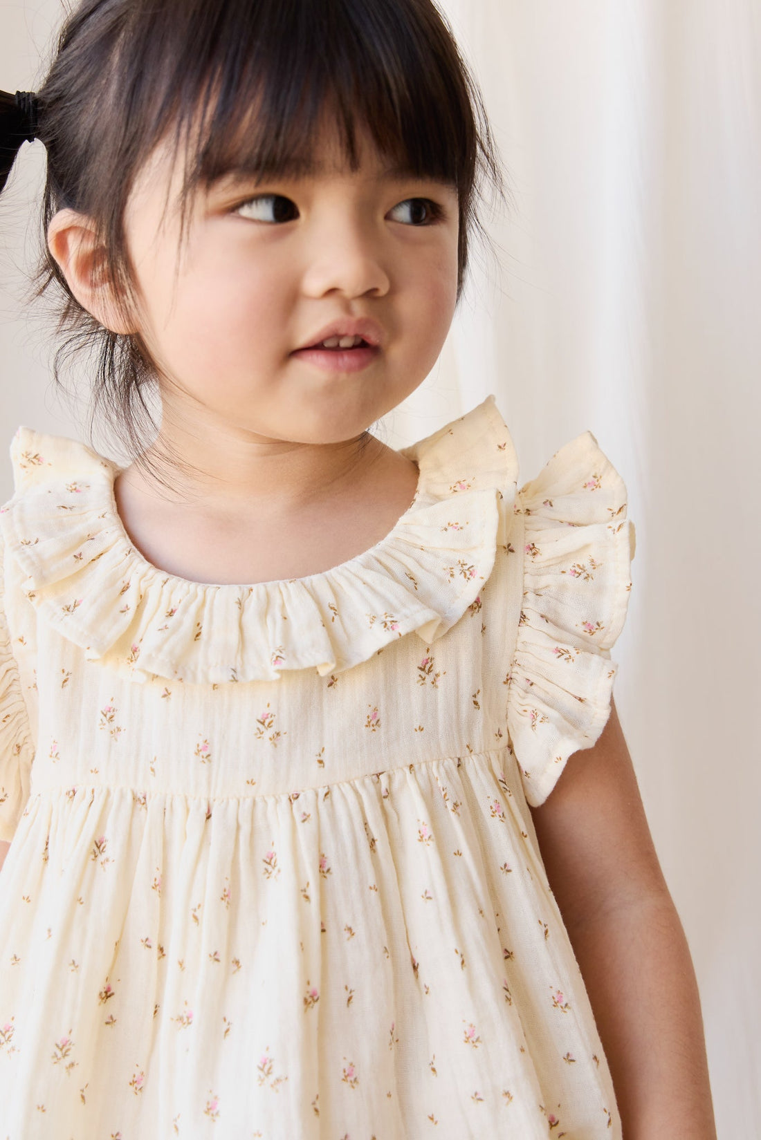 Organic Cotton Muslin Banks Blouse - Dina Antique Childrens Top from Jamie Kay Australia