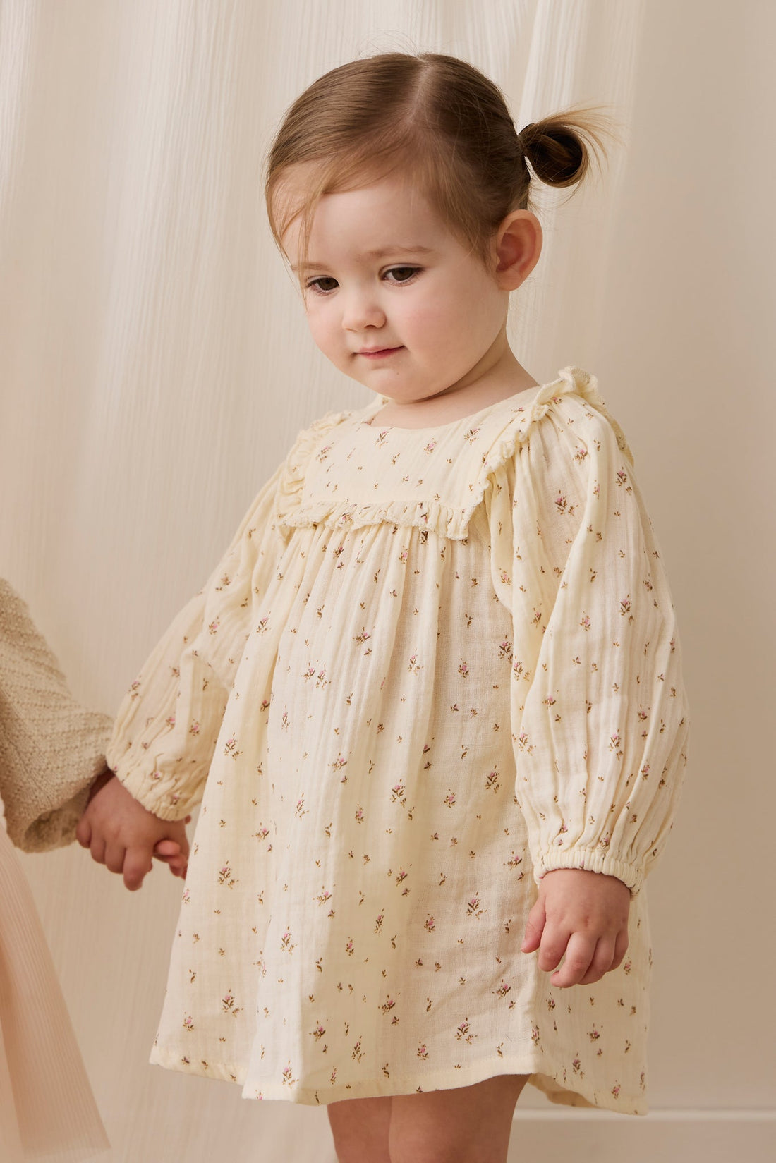 Organic Cotton Muslin Amira Dress - Dina Antique Childrens Dress from Jamie Kay Australia