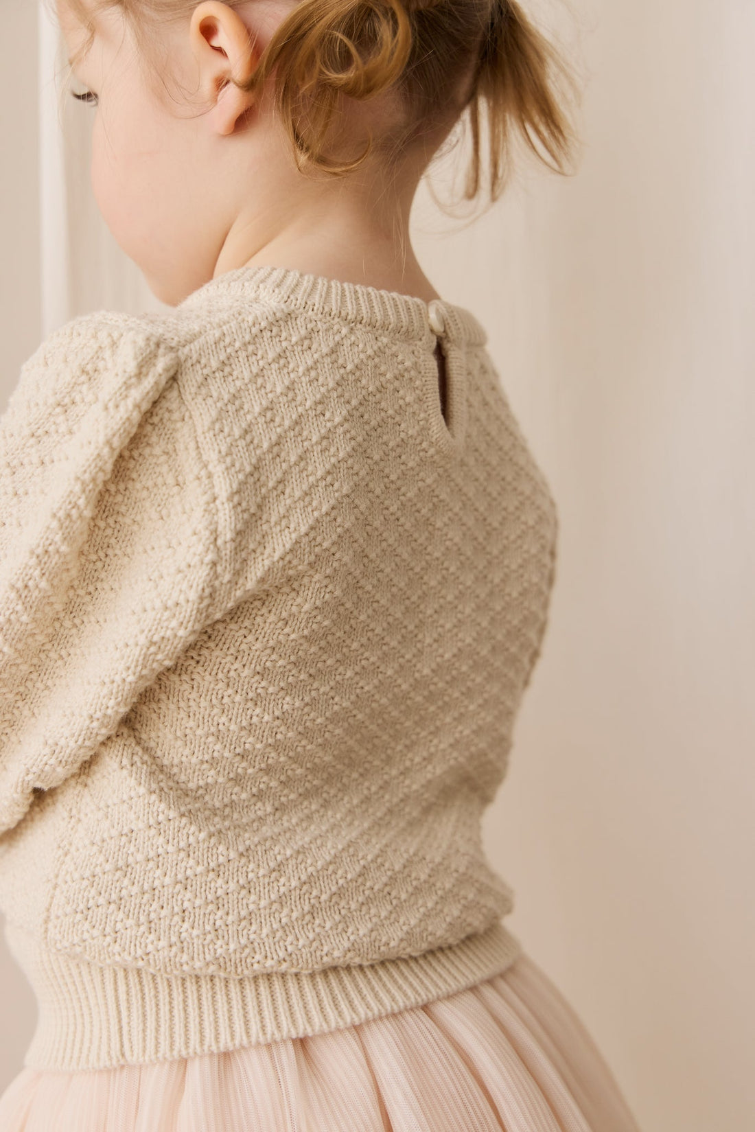 Harlow Jumper - Vanilla Childrens Top from Jamie Kay Australia