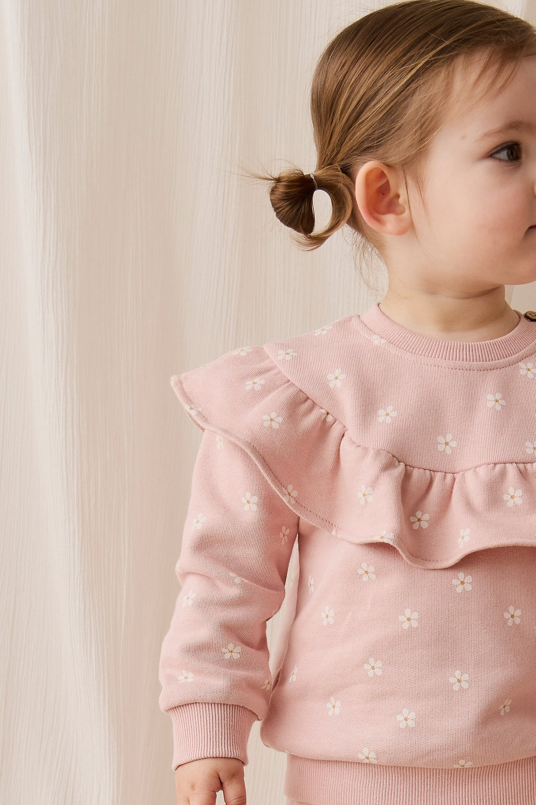Organic Cotton Mckinley Sweatshirt - Josie Floral Childrens Top from Jamie Kay Australia