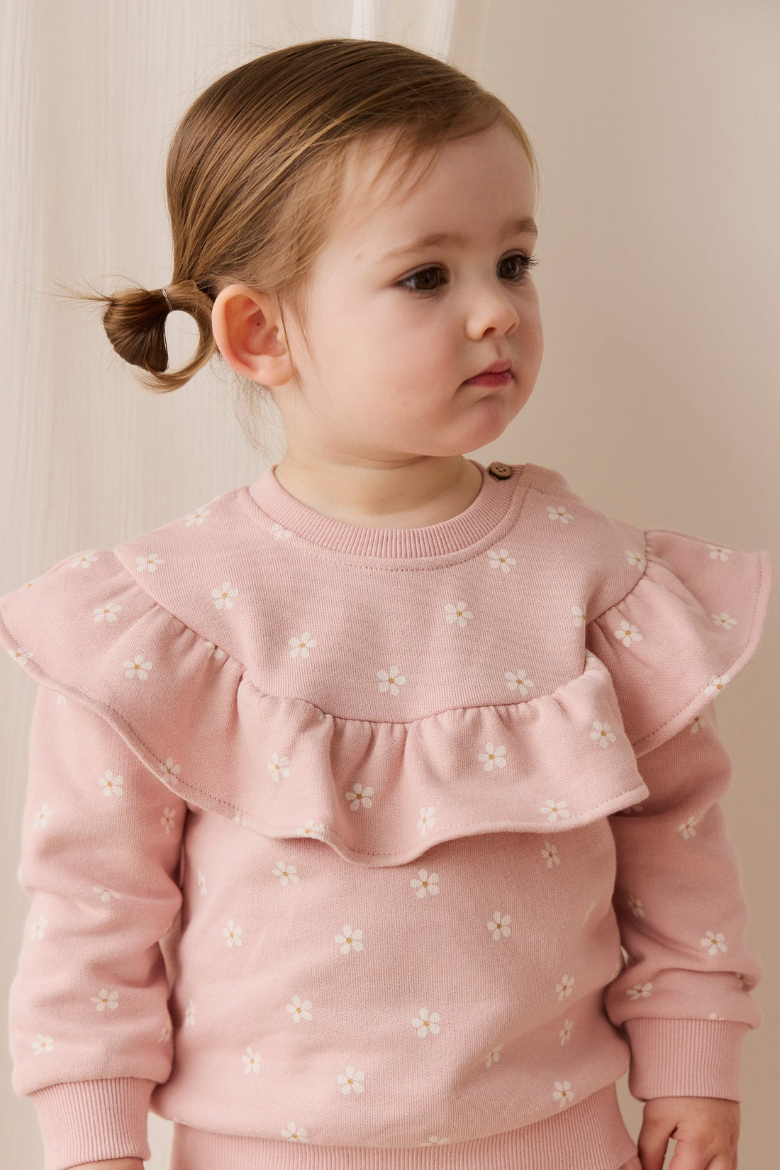 Organic Cotton Mckinley Sweatshirt - Josie Floral Childrens Top from Jamie Kay Australia