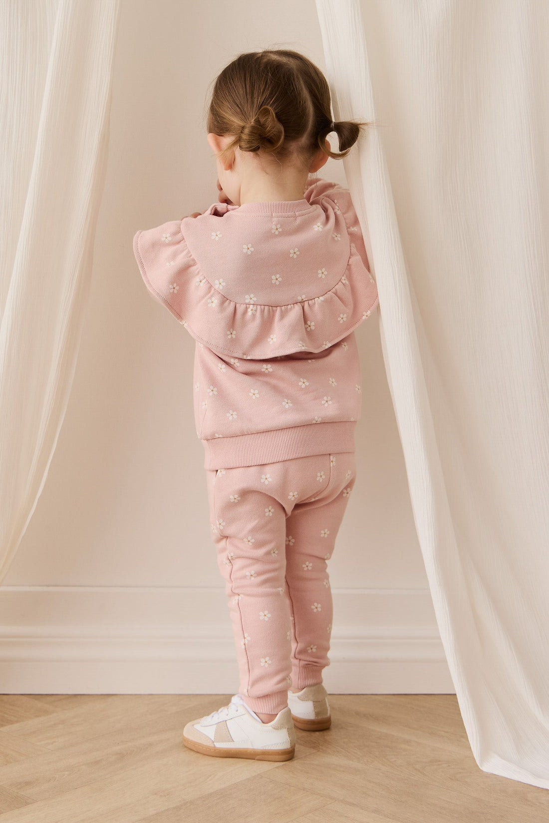 Organic Cotton Lilith Track Pant - Josie Floral Childrens Pant from Jamie Kay Australia