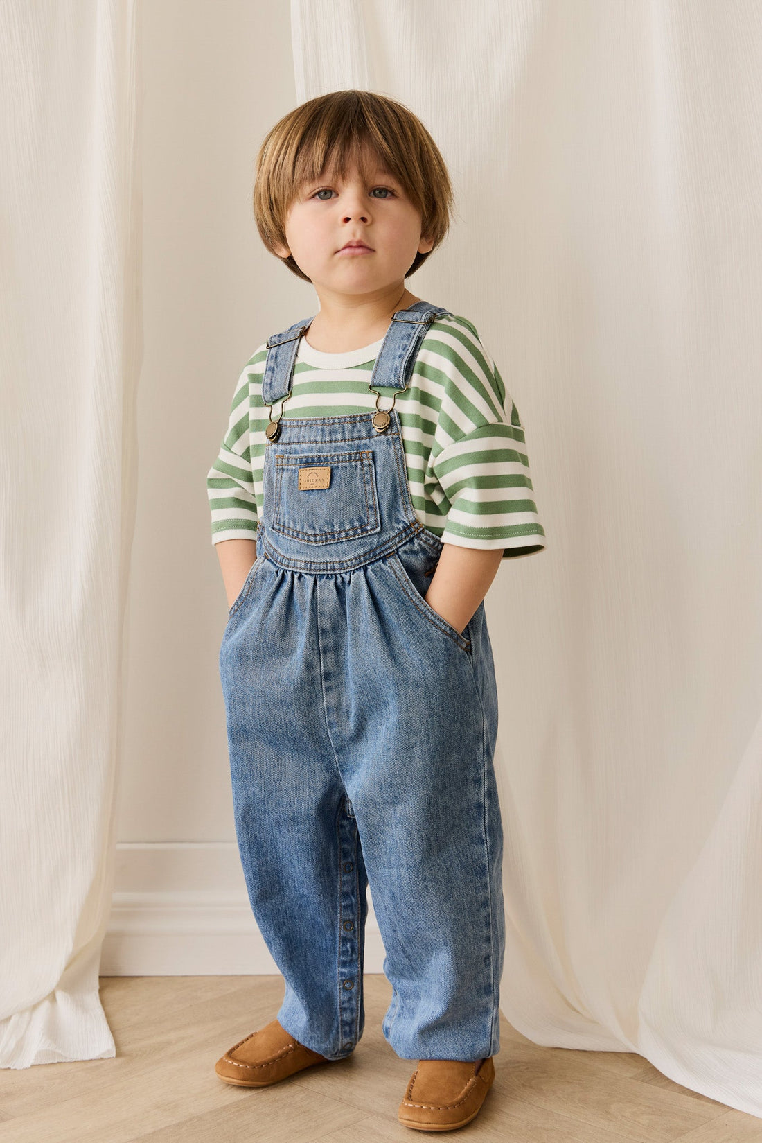 Cecil Overall - Vintage Denim Childrens Overall from Jamie Kay Australia