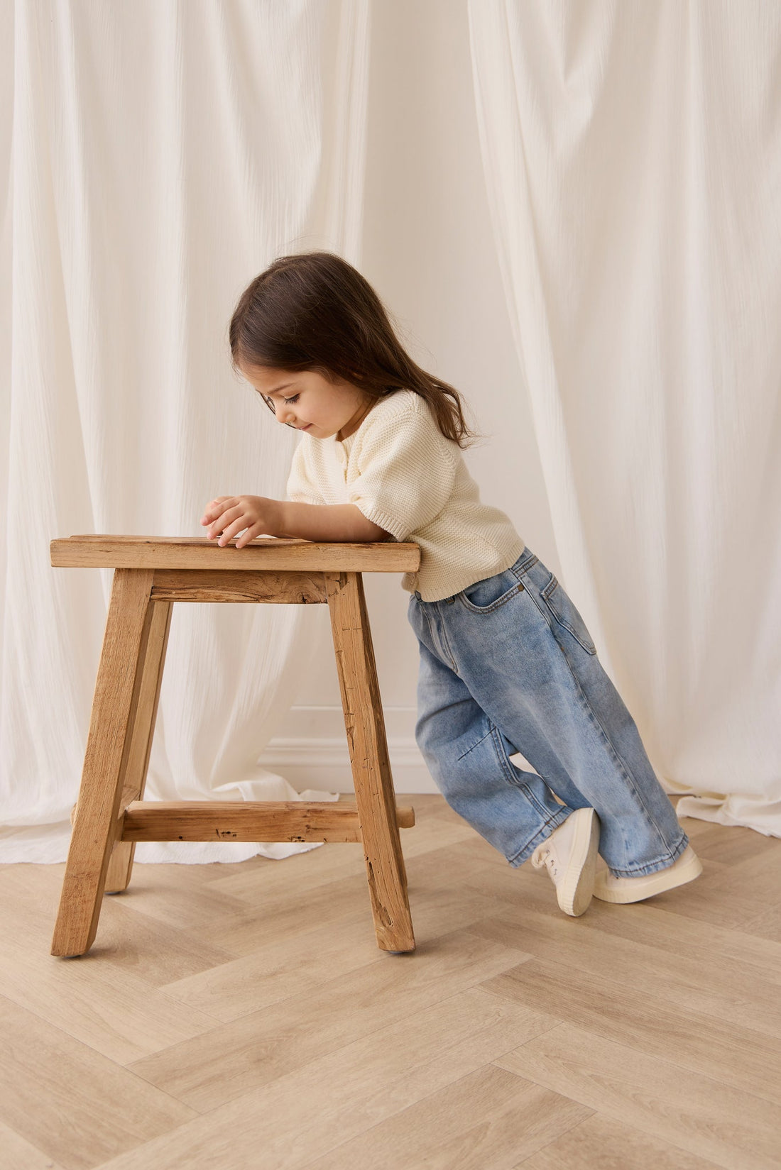 Fayette Top - Parchment Childrens Top from Jamie Kay Australia
