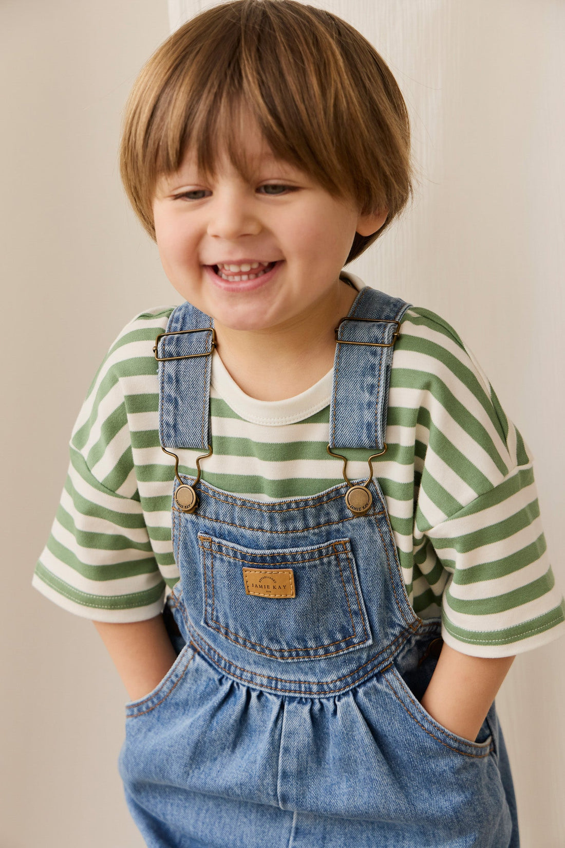 Cecil Overall - Vintage Denim Childrens Overall from Jamie Kay Australia