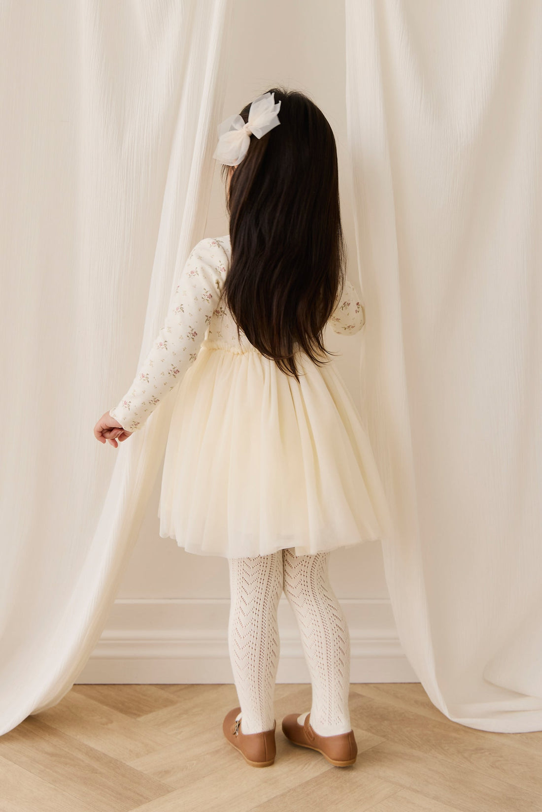 Anna Dress - Thelma Egret Childrens Dress from Jamie Kay Australia