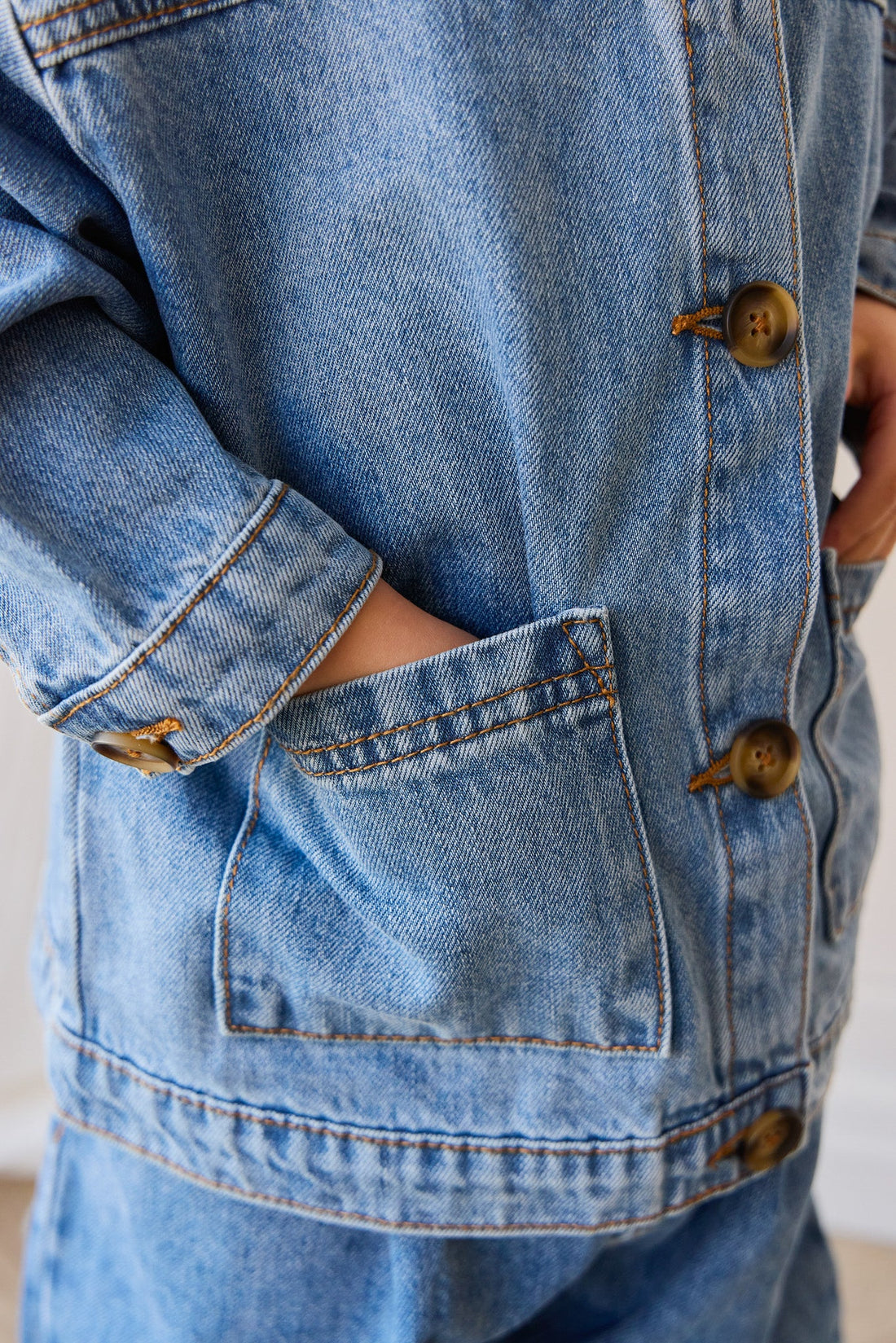 Axel Jacket - Vintage Denim Childrens Jacket from Jamie Kay Australia
