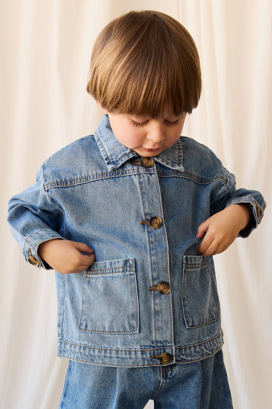 Axel Jacket - Vintage Denim Childrens Jacket from Jamie Kay Australia