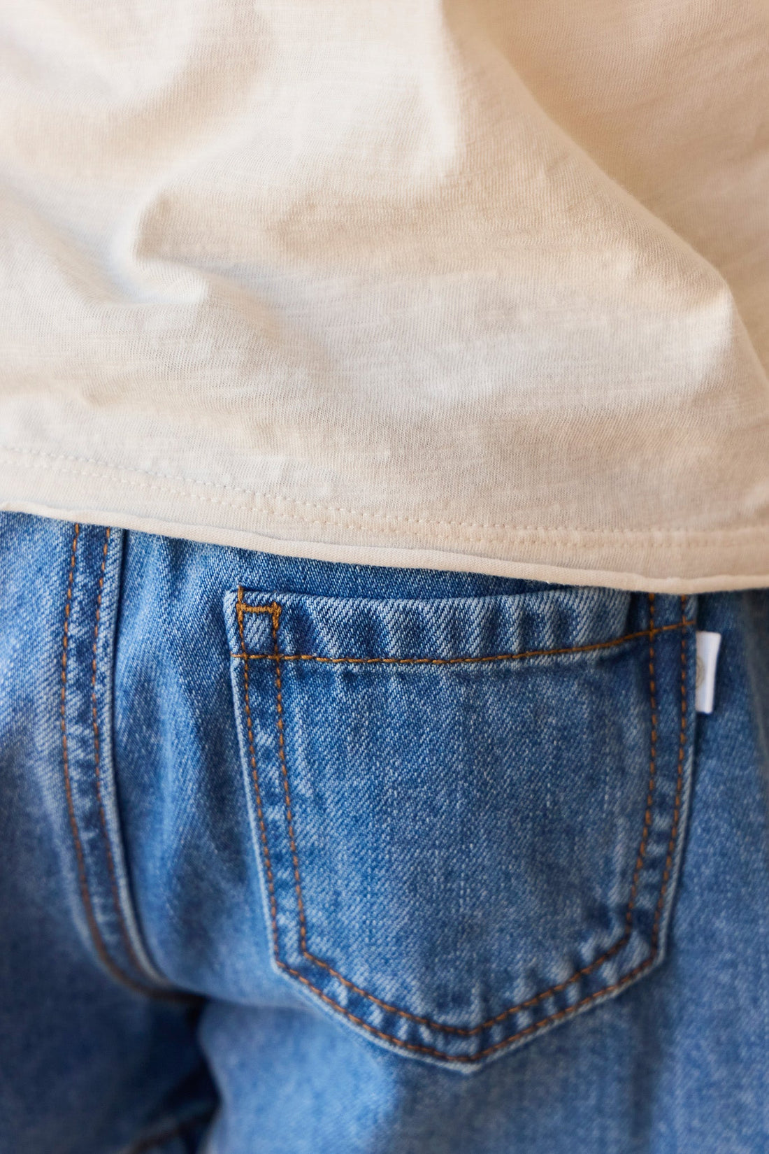 Reid Denim Short - Vintage Denim Childrens Short from Jamie Kay Australia