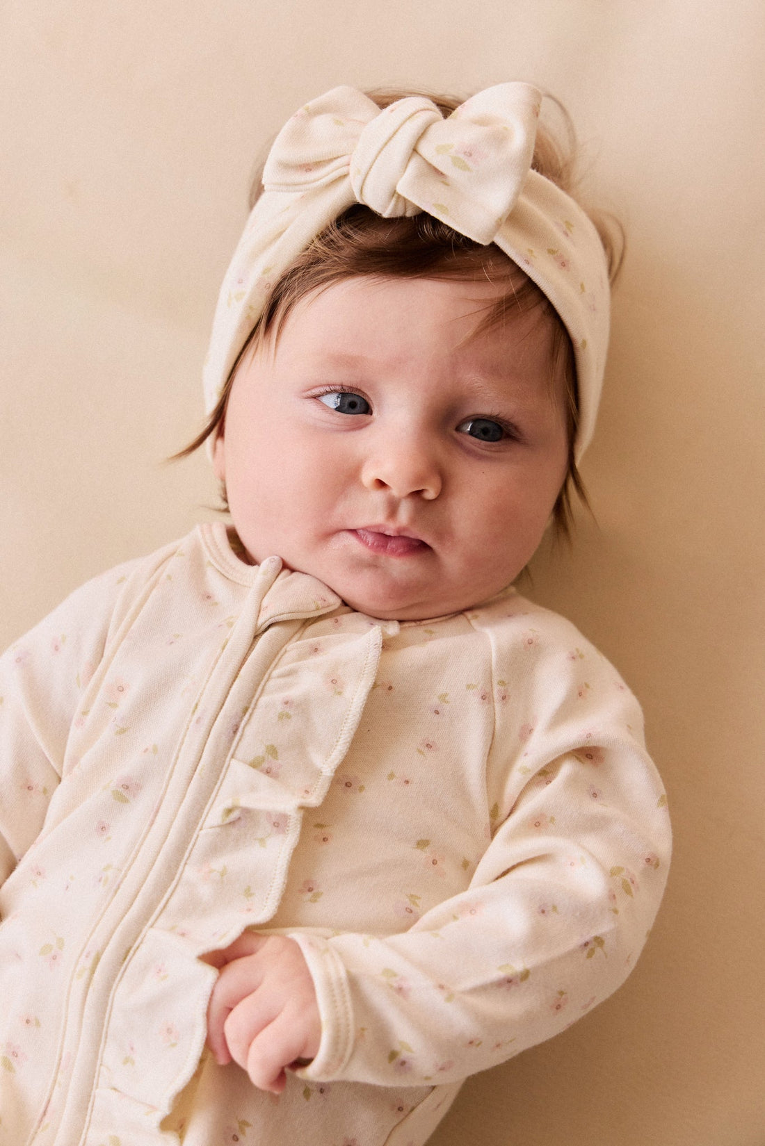 Organic Cotton Headband - Briella Whisper Childrens Headband from Jamie Kay Australia