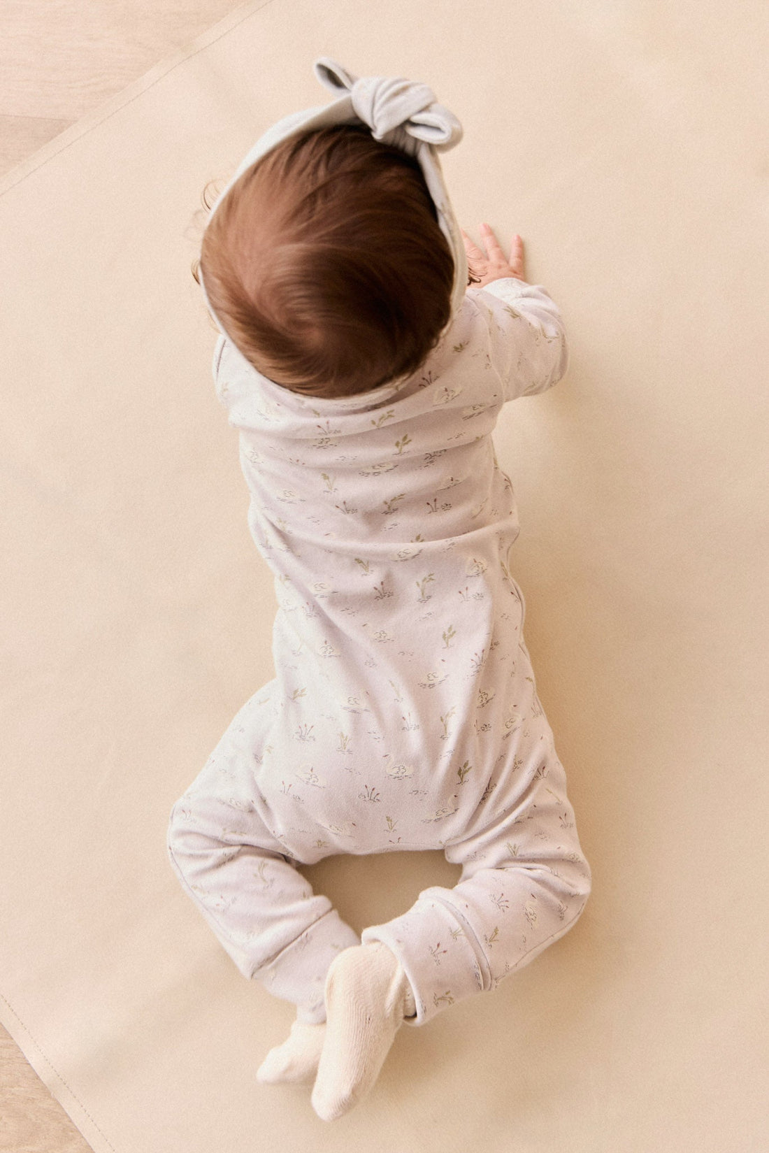 Organic Cotton Frankie Onepiece - Swanning Dawn Blue Childrens Onepiece from Jamie Kay Australia