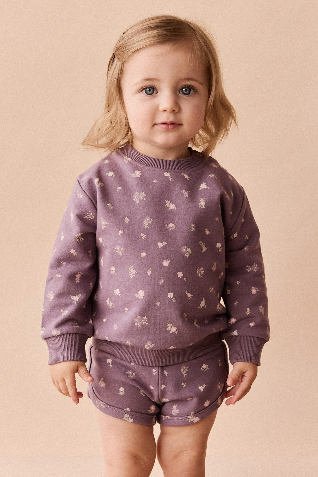 Organic Cotton Aubrey Sweatshirt - Polly Gray Ridge Childrens Sweatshirt from Jamie Kay Australia