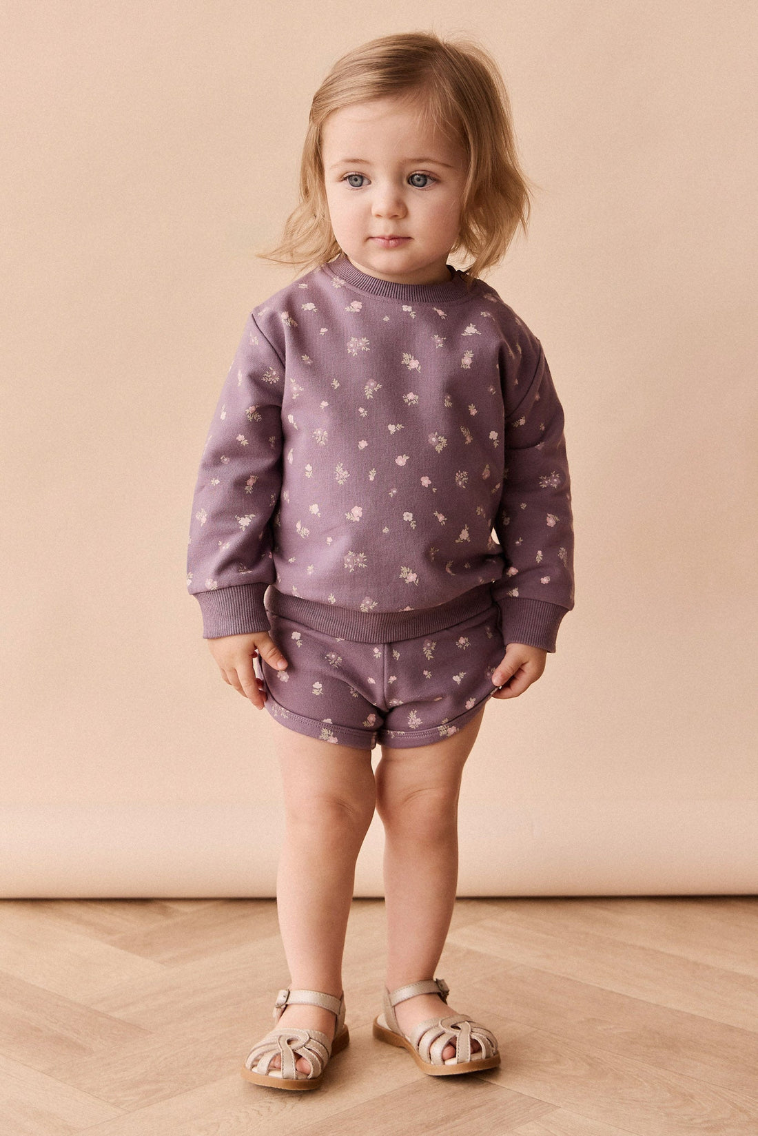Organic Cotton Aubrey Sweatshirt - Polly Gray Ridge Childrens Sweatshirt from Jamie Kay Australia