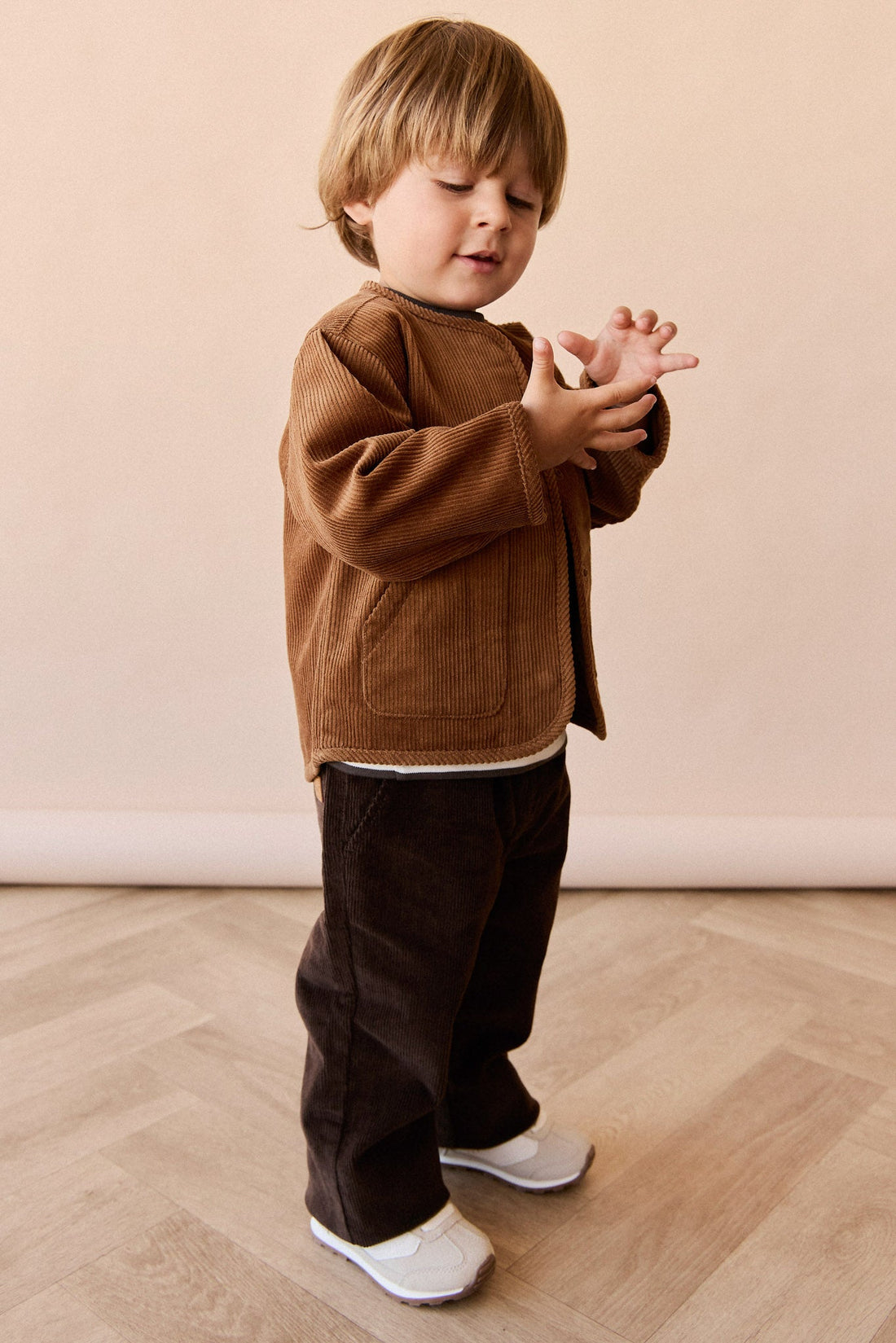 Romeo Pant - Dark Coffee Childrens Pant from Jamie Kay Australia
