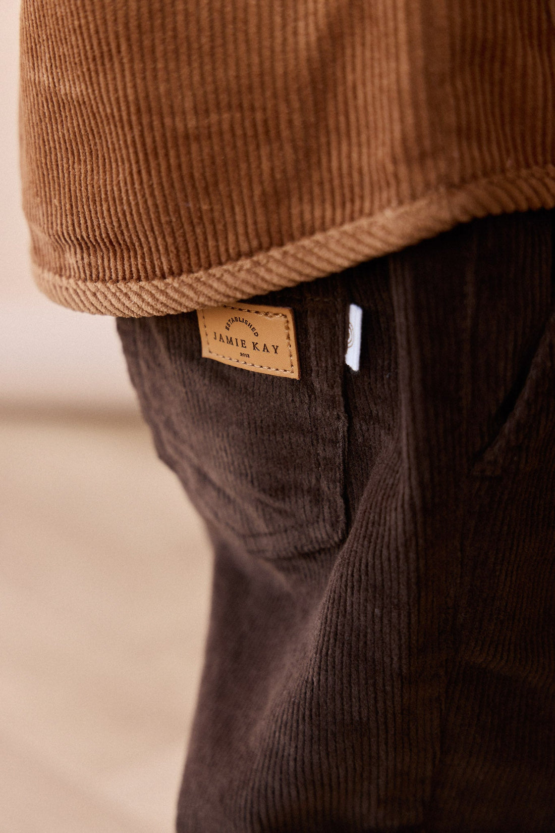 Romeo Pant - Dark Coffee Childrens Pant from Jamie Kay Australia
