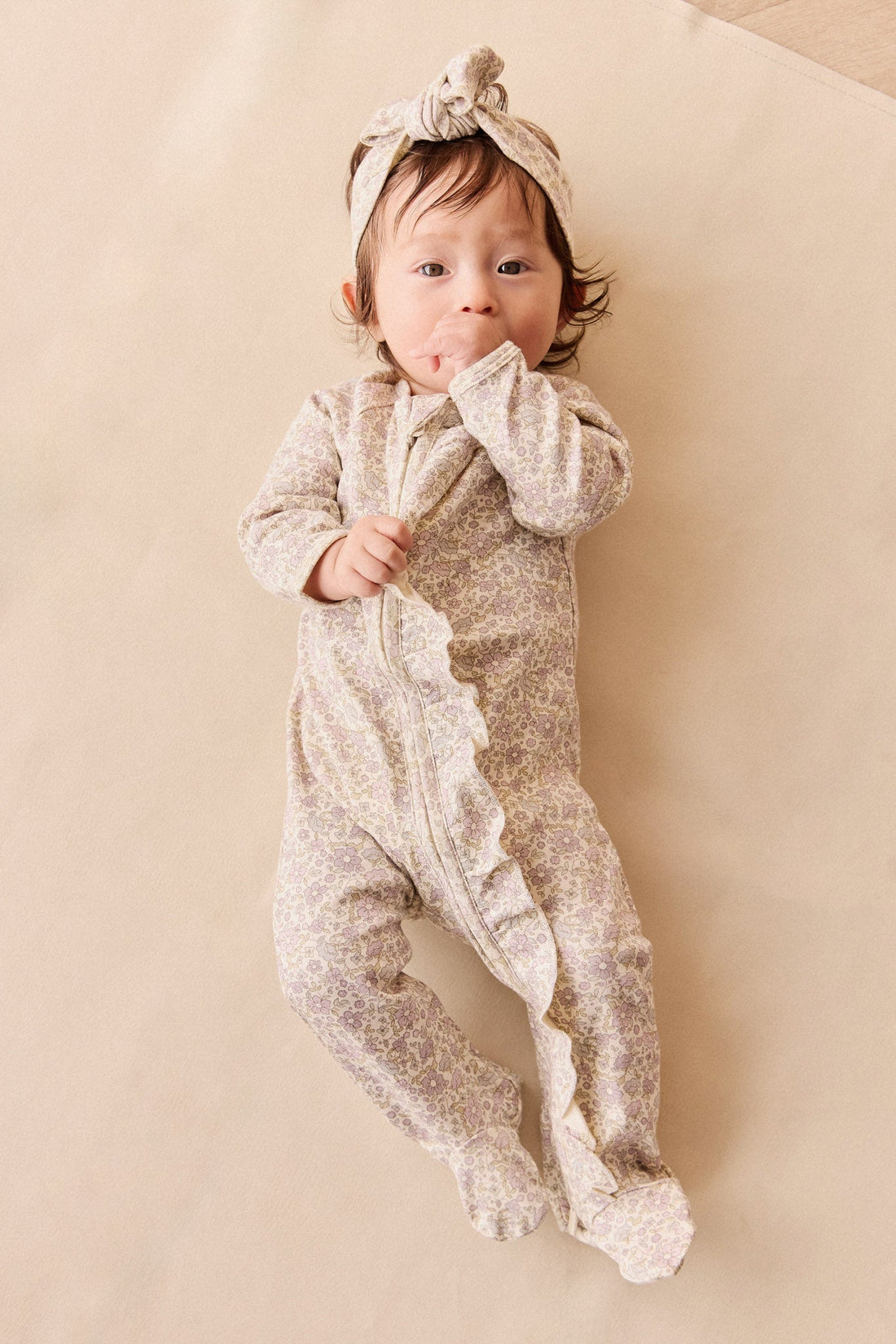 Organic Cotton Melanie Onepiece - Amelia Pastel Childrens Onepiece from Jamie Kay Australia