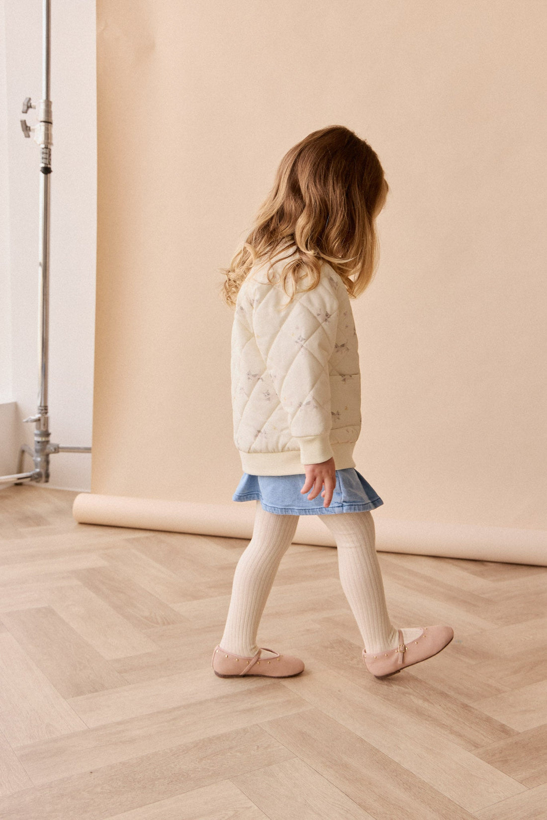 Cammy Jacket - Playful Kitten Whisper White Childrens Jacket from Jamie Kay Australia