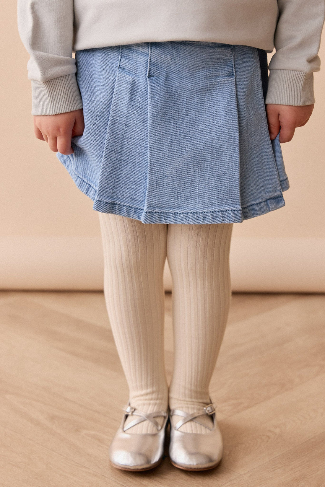 Chelsea Skirt - Washed Denim Childrens Skirt from Jamie Kay Australia