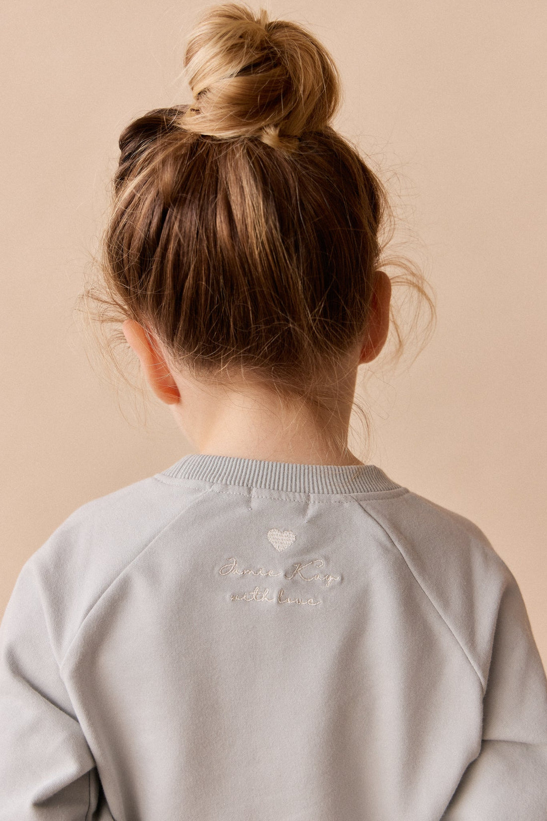 Organic Cotton Mimi Sweatshirt - Dawn Blue Sweetie Childrens Top from Jamie Kay Australia