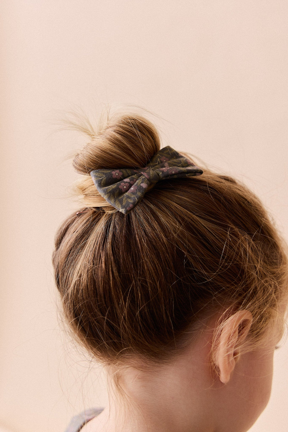 Organic Cotton Noelle 2pk Bow - Phoebe Lava Childrens Hair Bow from Jamie Kay Australia