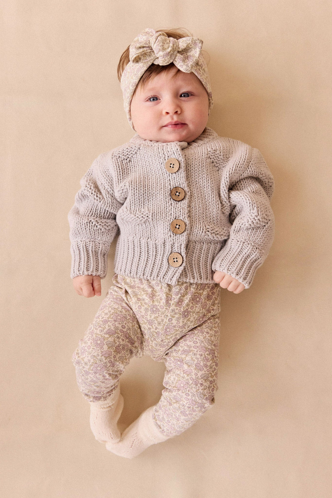 Organic Cotton Everyday Legging - Amelia Pastel Childrens Legging from Jamie Kay Australia