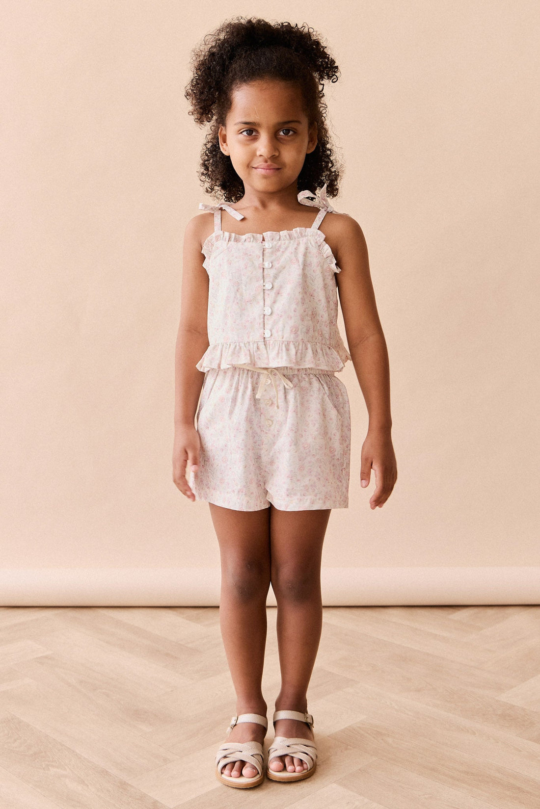 Organic Cotton Neve Short - Grace Floral Childrens Short from Jamie Kay Australia