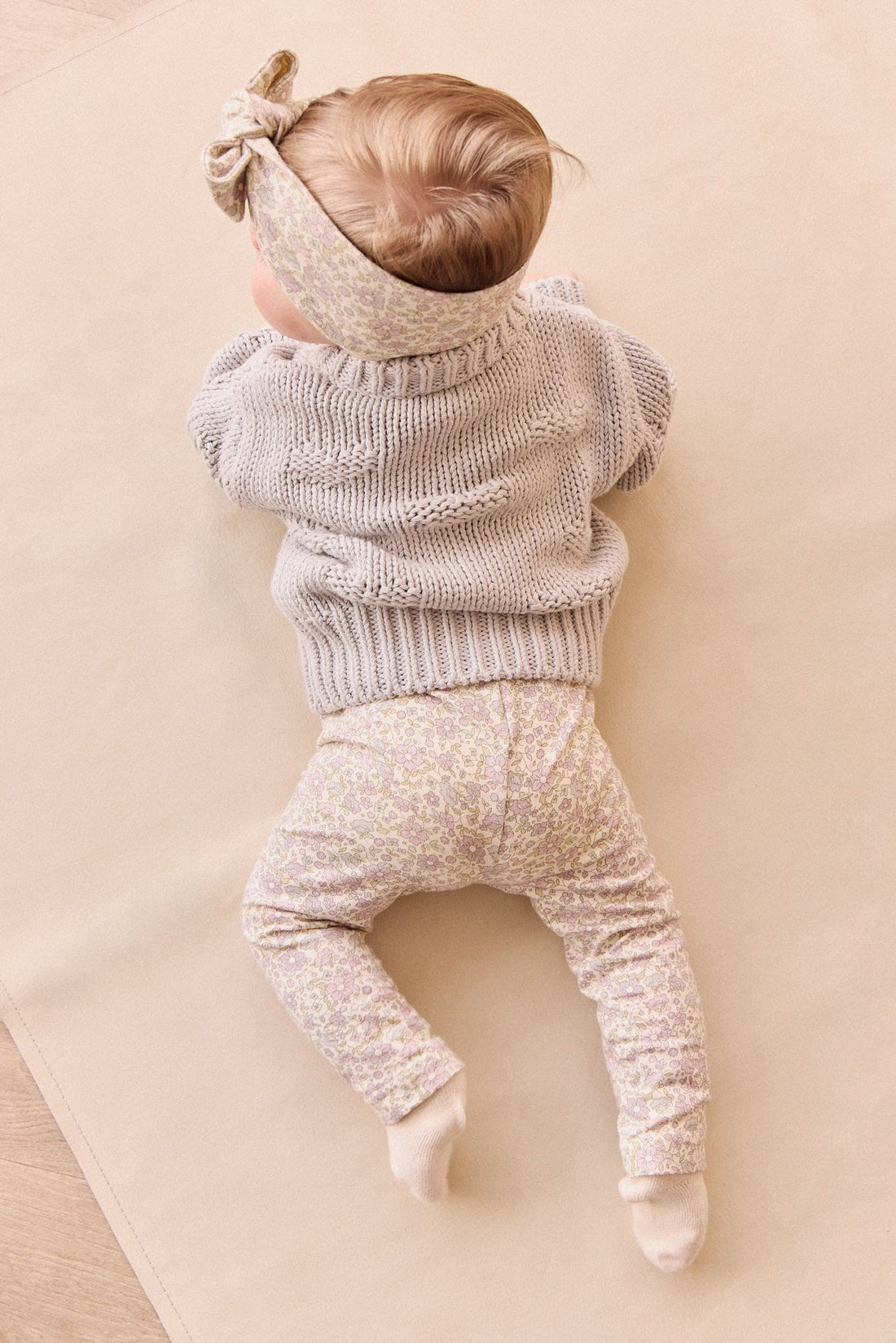 Organic Cotton Everyday Legging - Amelia Pastel Childrens Legging from Jamie Kay Australia