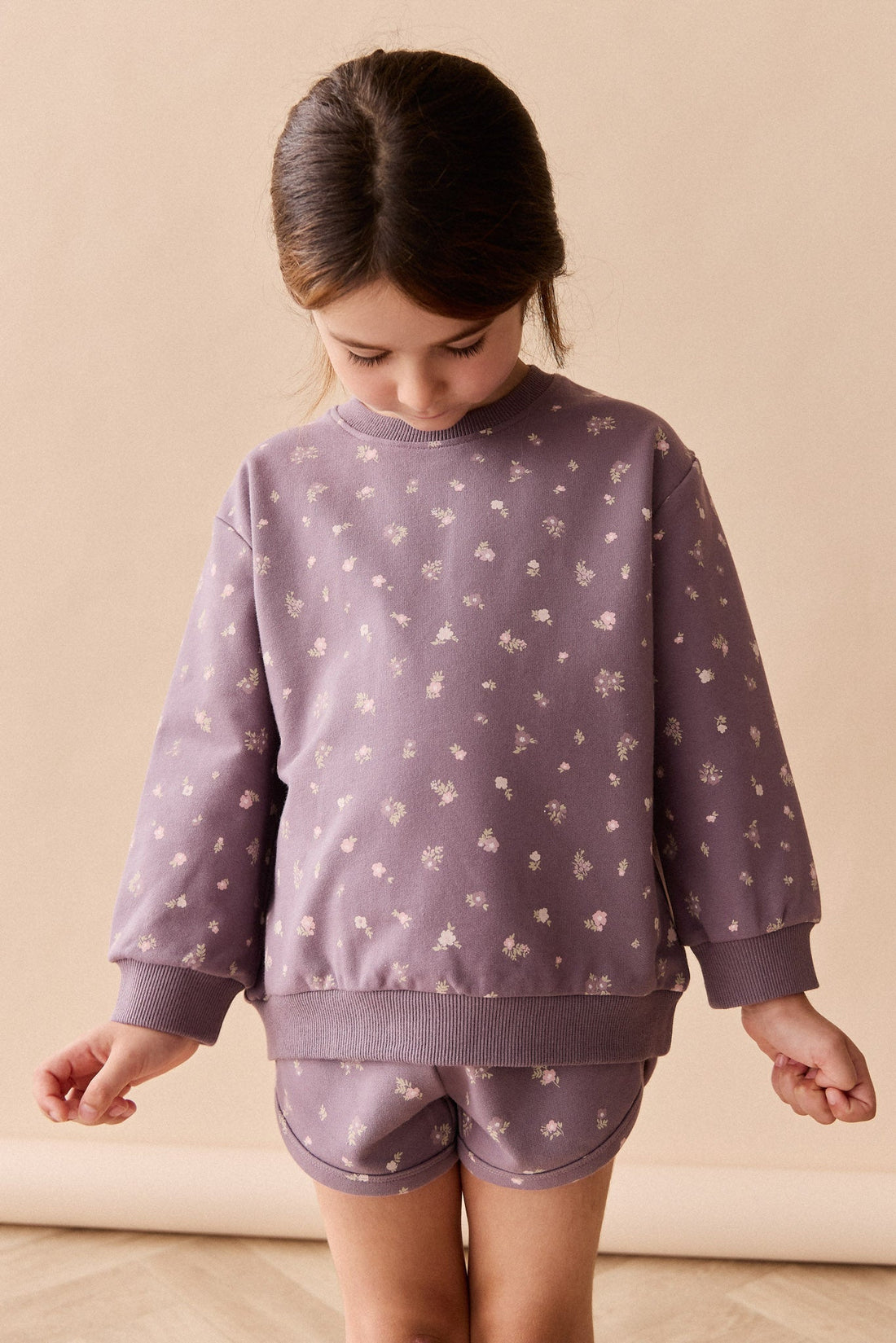 Organic Cotton Aubrey Sweatshirt - Polly Gray Ridge Childrens Sweatshirt from Jamie Kay Australia