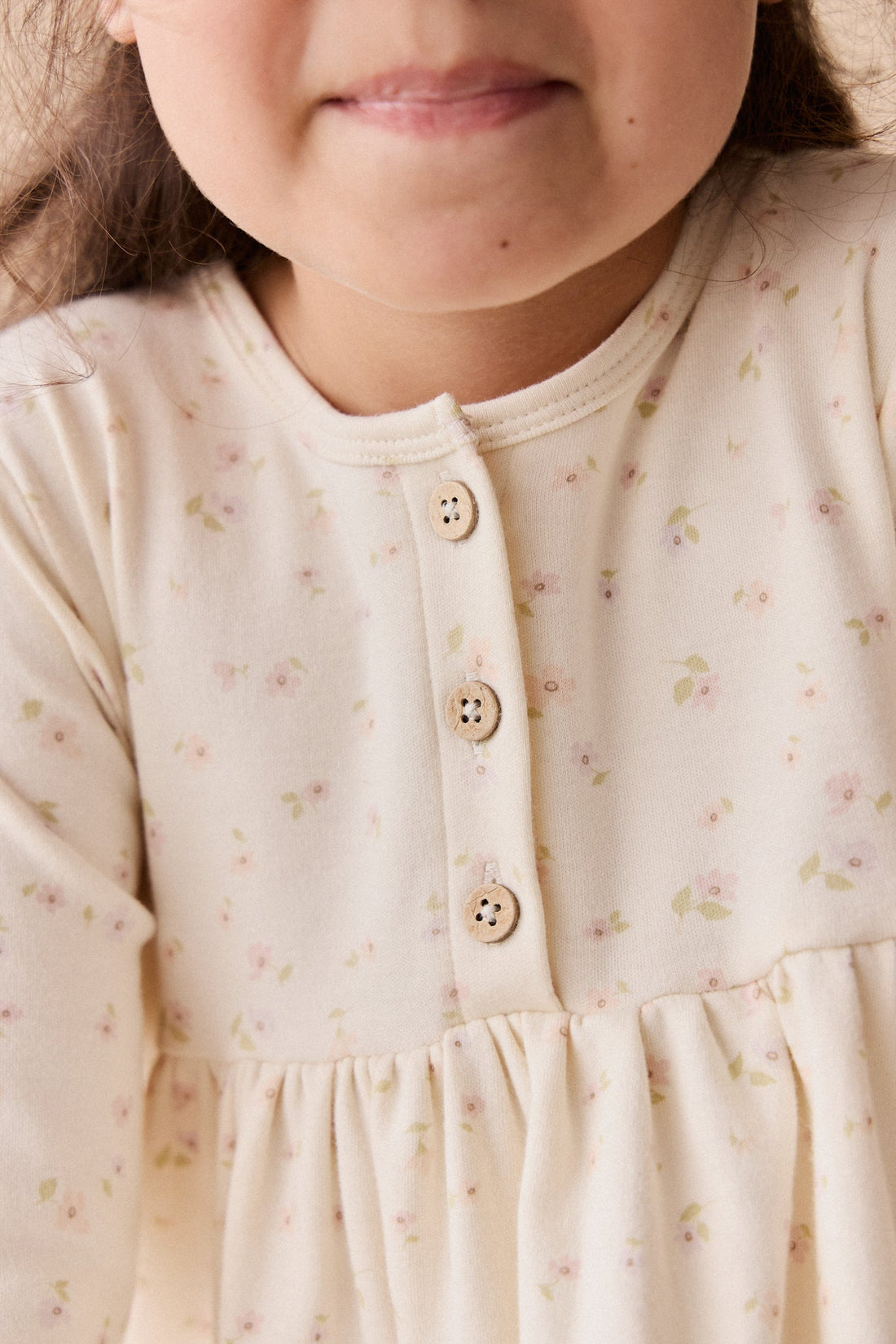 Organic Cotton Bridget Dress - Briella Whisper Childrens Dress from Jamie Kay Australia