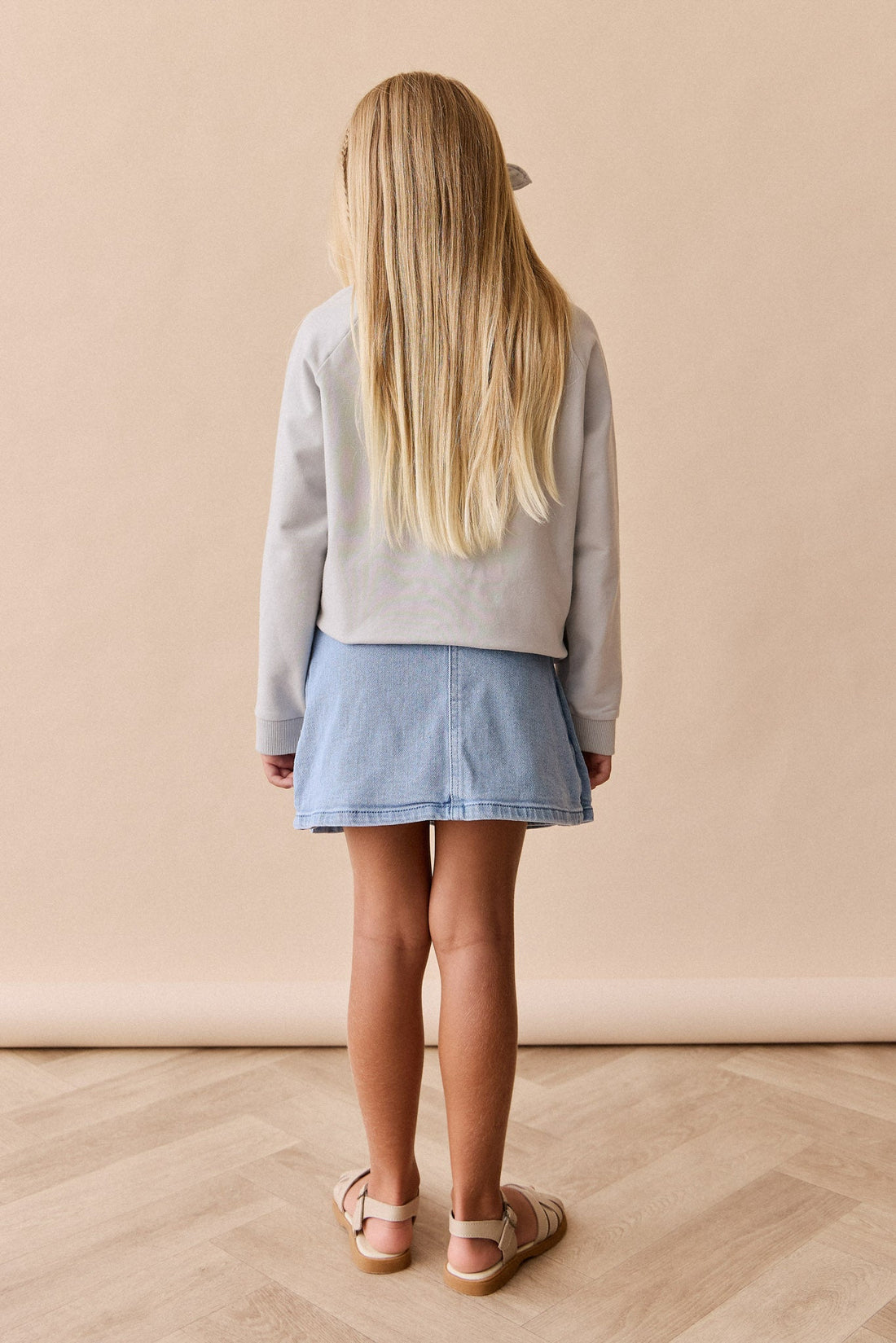Chelsea Skirt - Washed Denim Childrens Skirt from Jamie Kay Australia