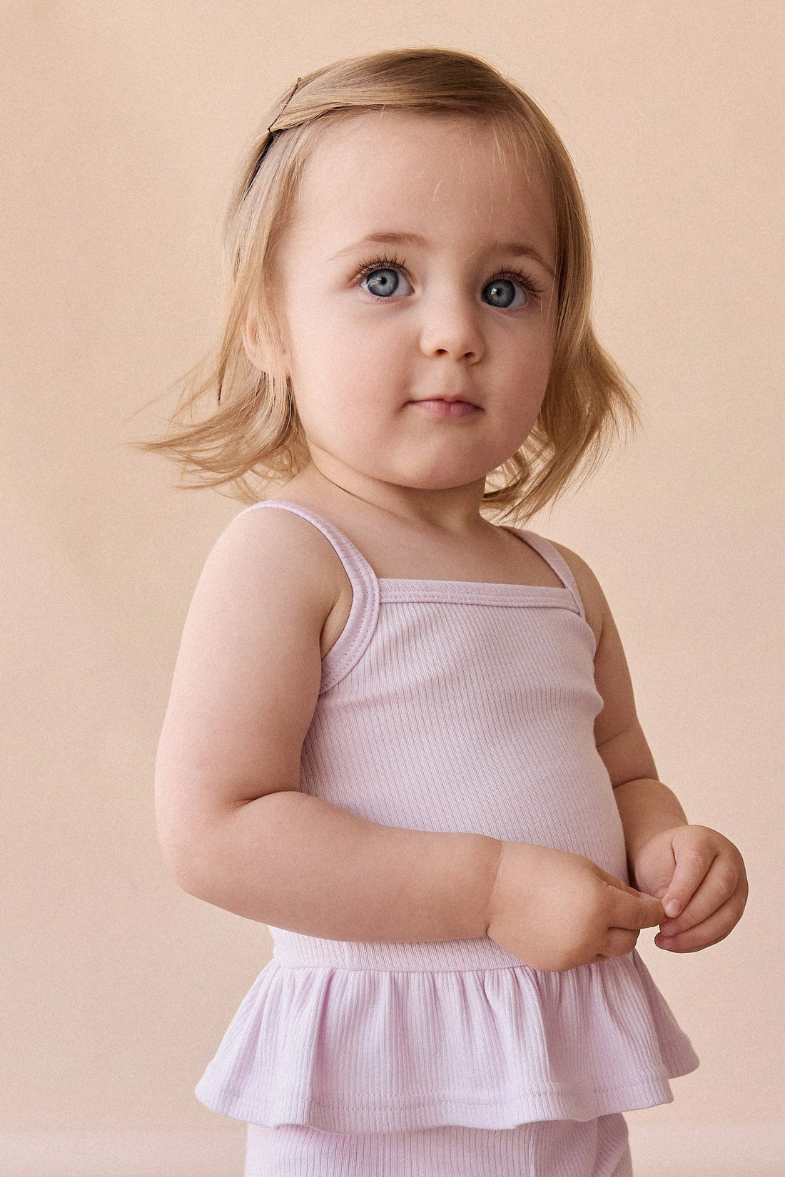 Organic Cotton Fine Rib Lillian Top - Popsicle Childrens Top from Jamie Kay Australia