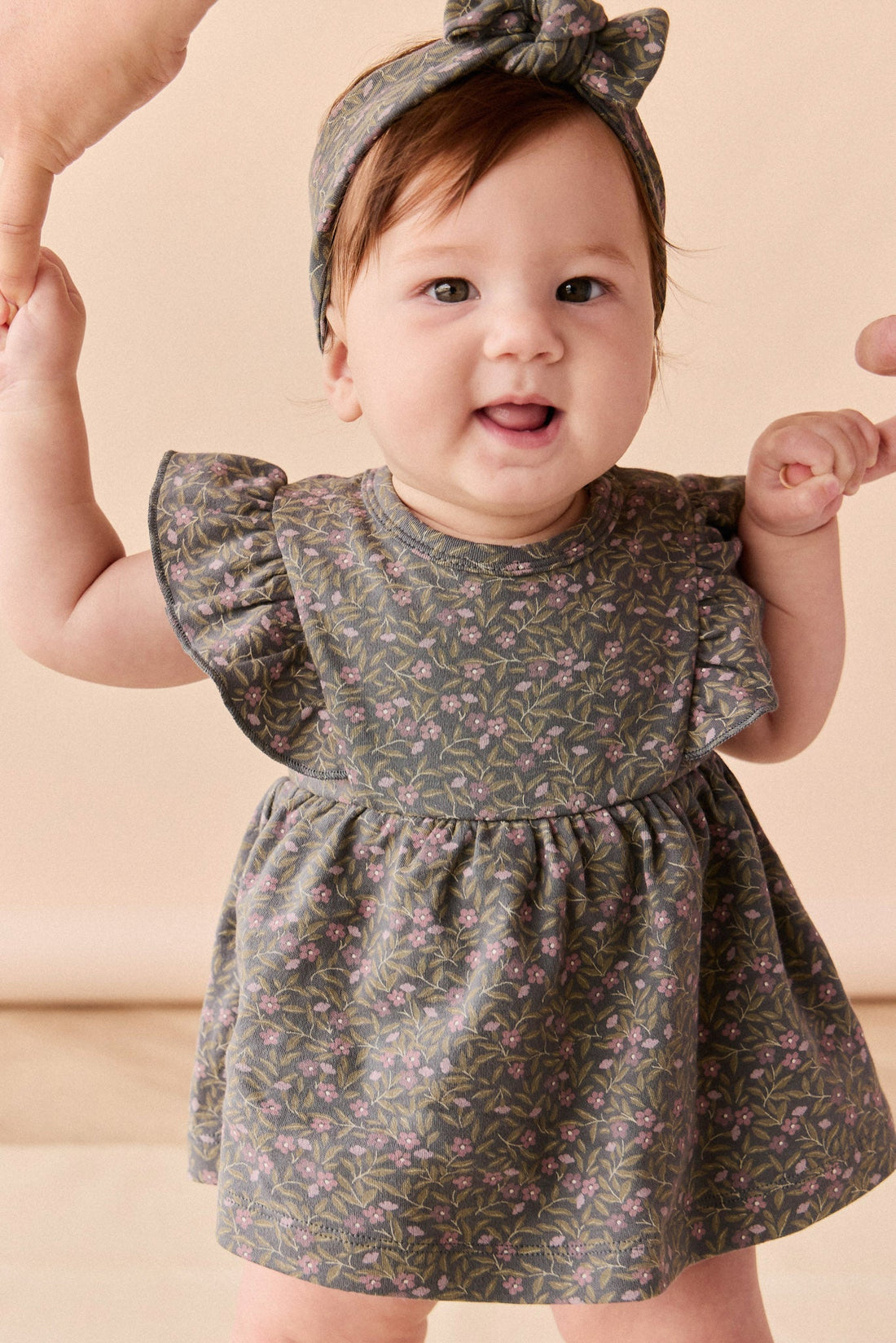 Organic Cotton Elianna Playsuit - Phoebe Lava Childrens Playsuit from Jamie Kay Australia