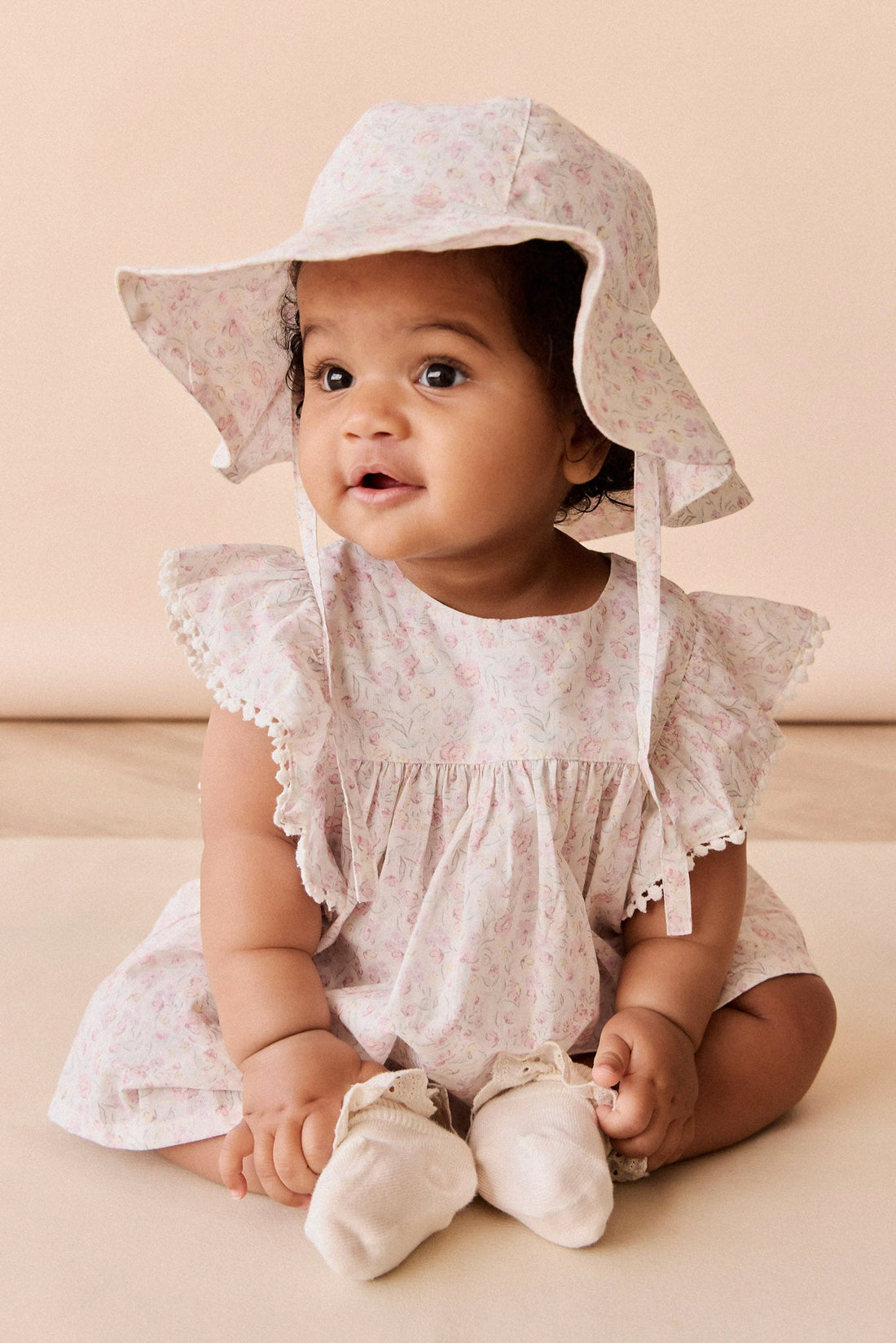 Organic Cotton Eleanor Top - Grace Floral Childrens Top from Jamie Kay Australia