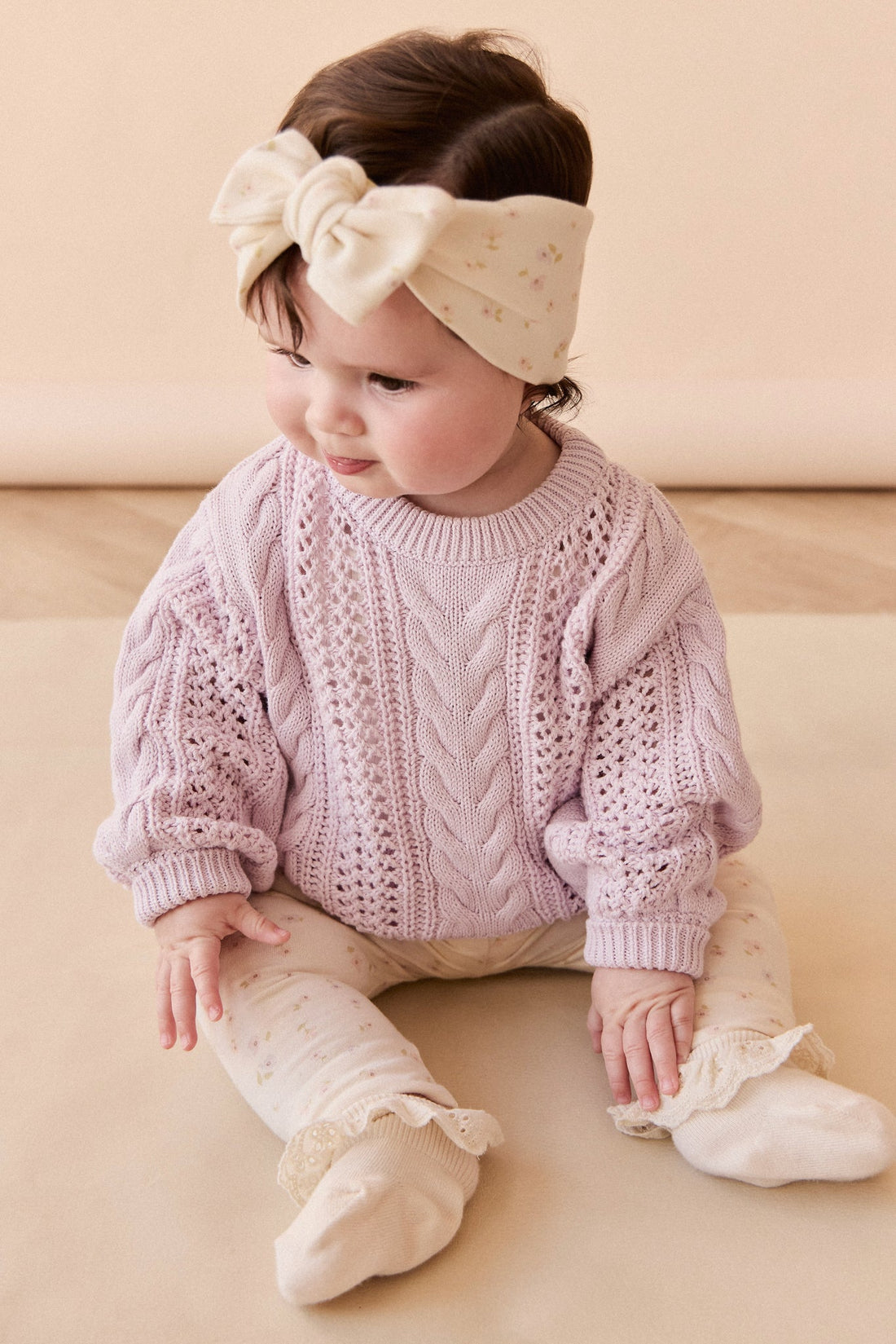 Organic Cotton Everyday Legging - Briella Whisper Childrens Legging from Jamie Kay Australia