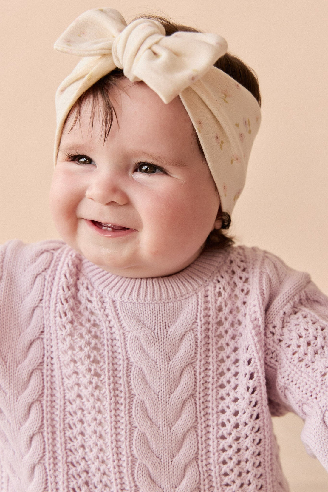 Organic Cotton Headband - Briella Whisper Childrens Headband from Jamie Kay Australia