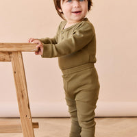 Organic Cotton Modal Everyday Legging - Cricket Childrens Legging from Jamie Kay Australia