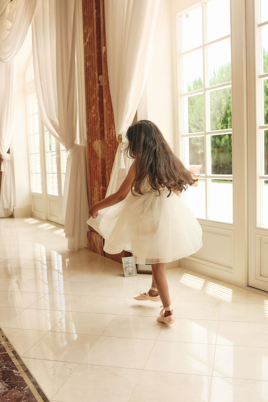 Adalyn Dress - Parchment Childrens Dress from Jamie Kay Australia