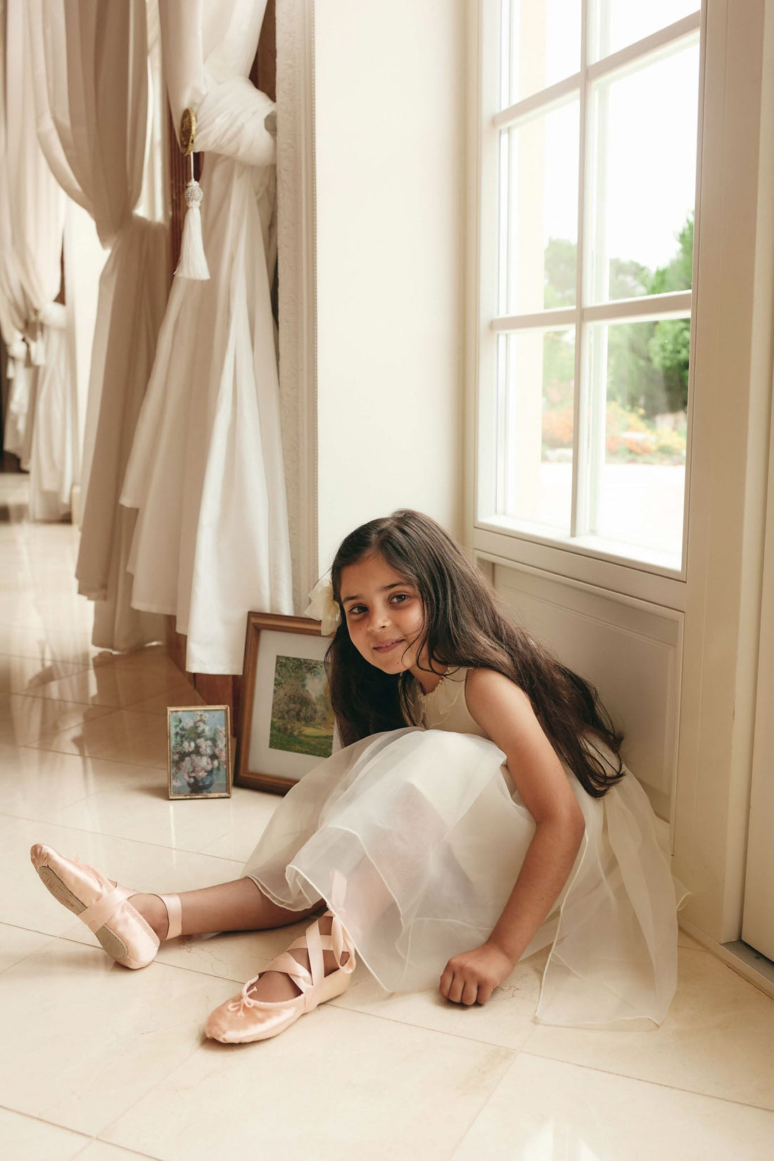 Adalyn Dress - Parchment Childrens Dress from Jamie Kay Australia