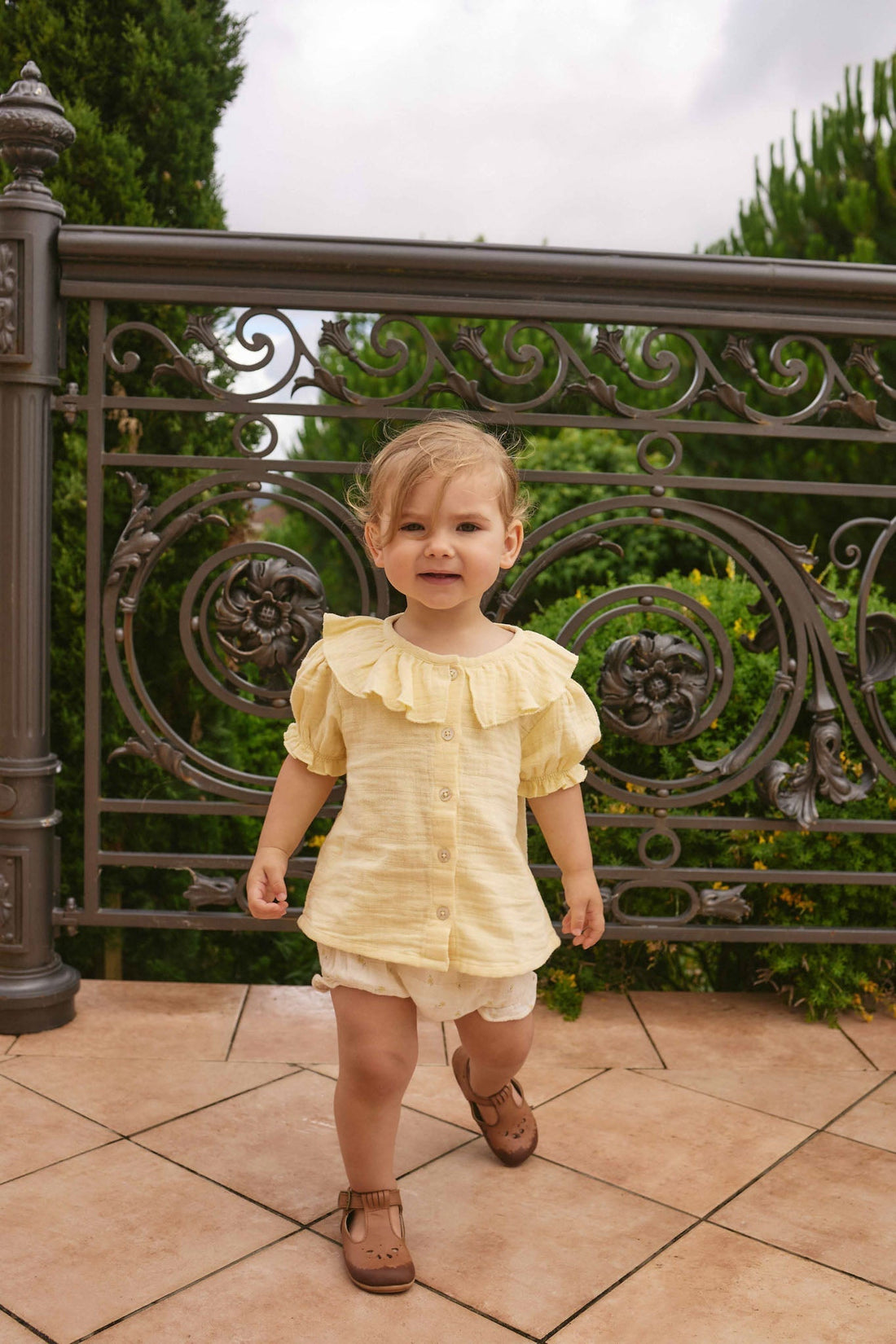 Organic Cotton Muslin Alora Top - Sunshine Childrens Top from Jamie Kay Australia